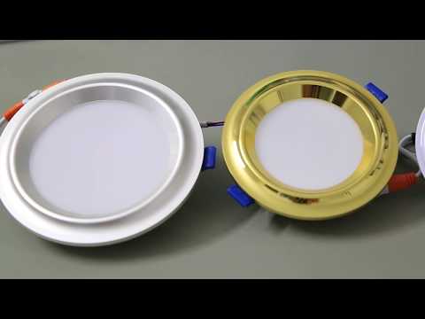 Thiết kế đèn LED âm trần mặt cong Nano