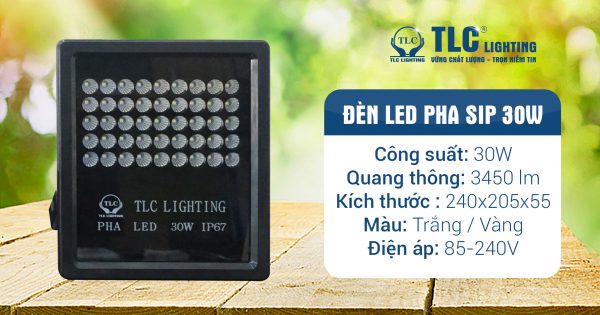 Đèn led pha SIP 30w