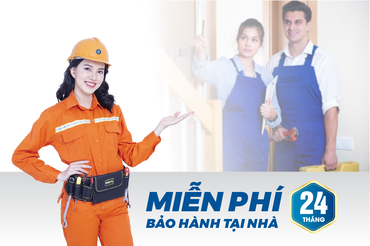 Chính cách bảo hành miễn phí tại nhà