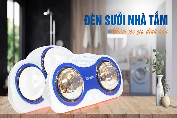 Đèn sưởi nhà tắm TLC LIGHTING chăm sóc gia đình bạn trong mùa đông lạnh giá