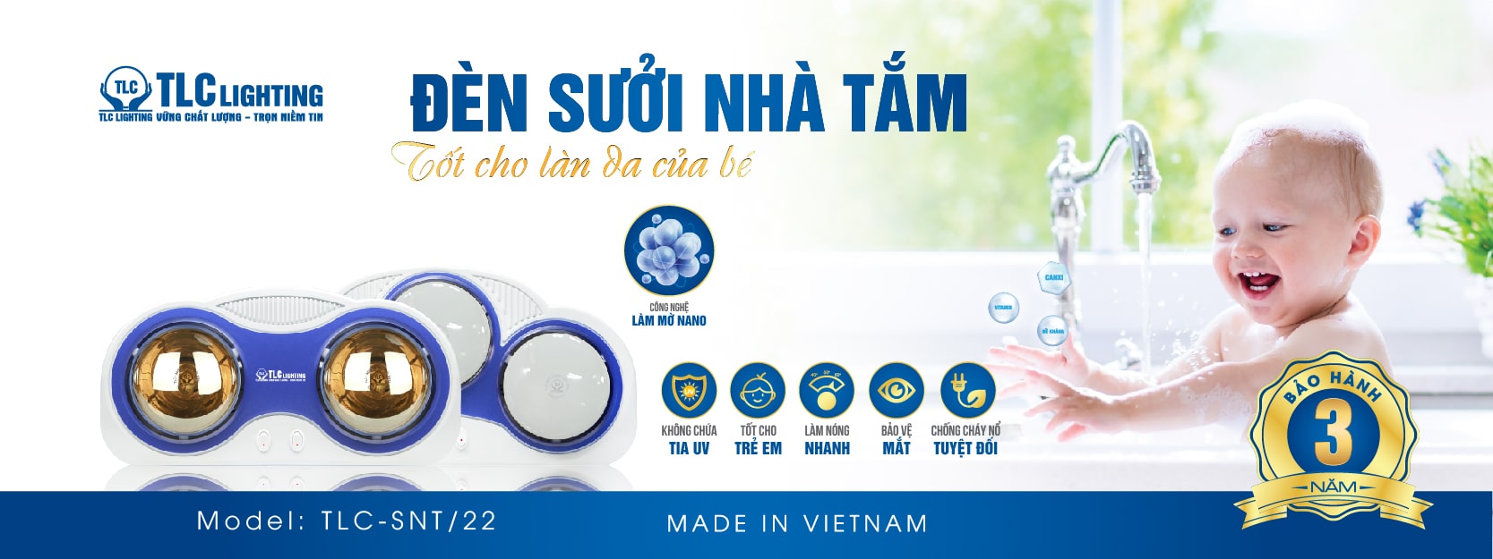 Đèn sưởi nhà tắm