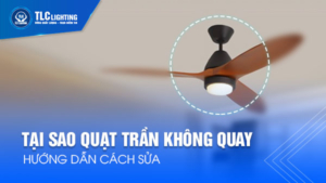 Quạt trần không quay