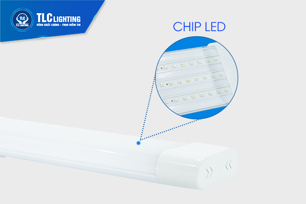 Cấu tạo Đèn LED Tuýp 1m2 Oval 62W 